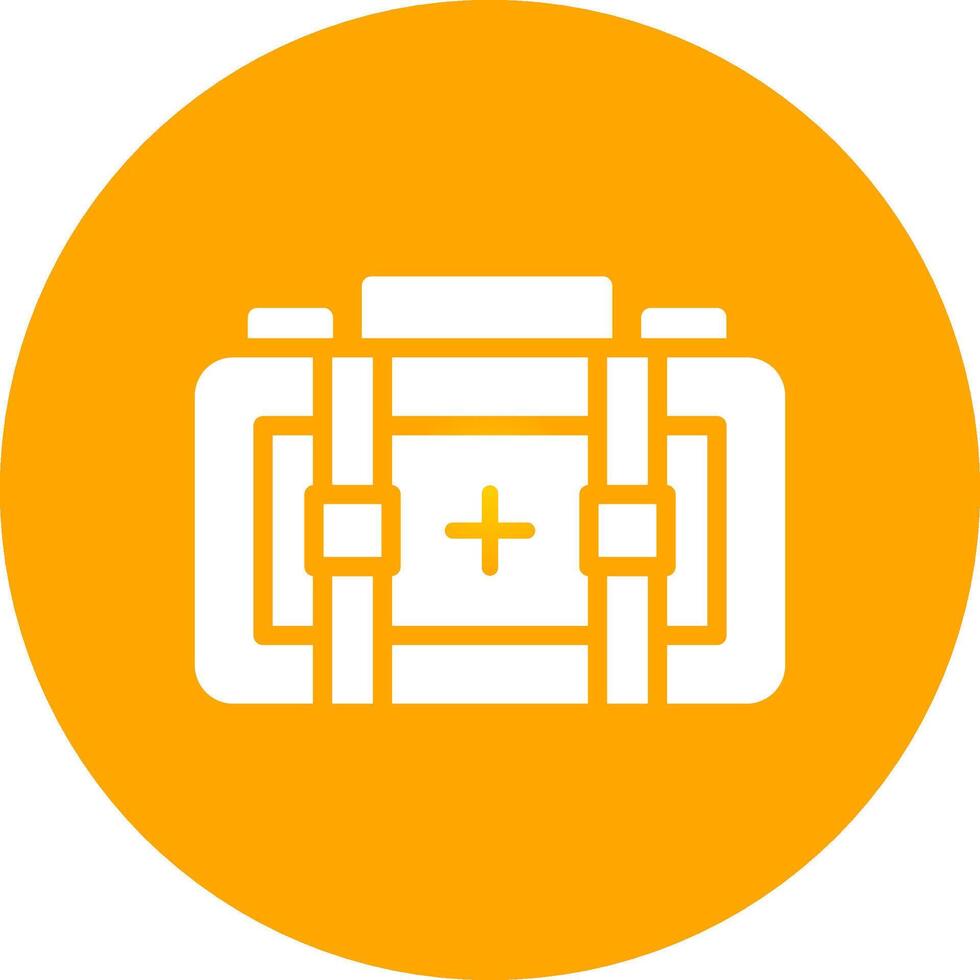 First Aid Kit Creative Icon Design vector