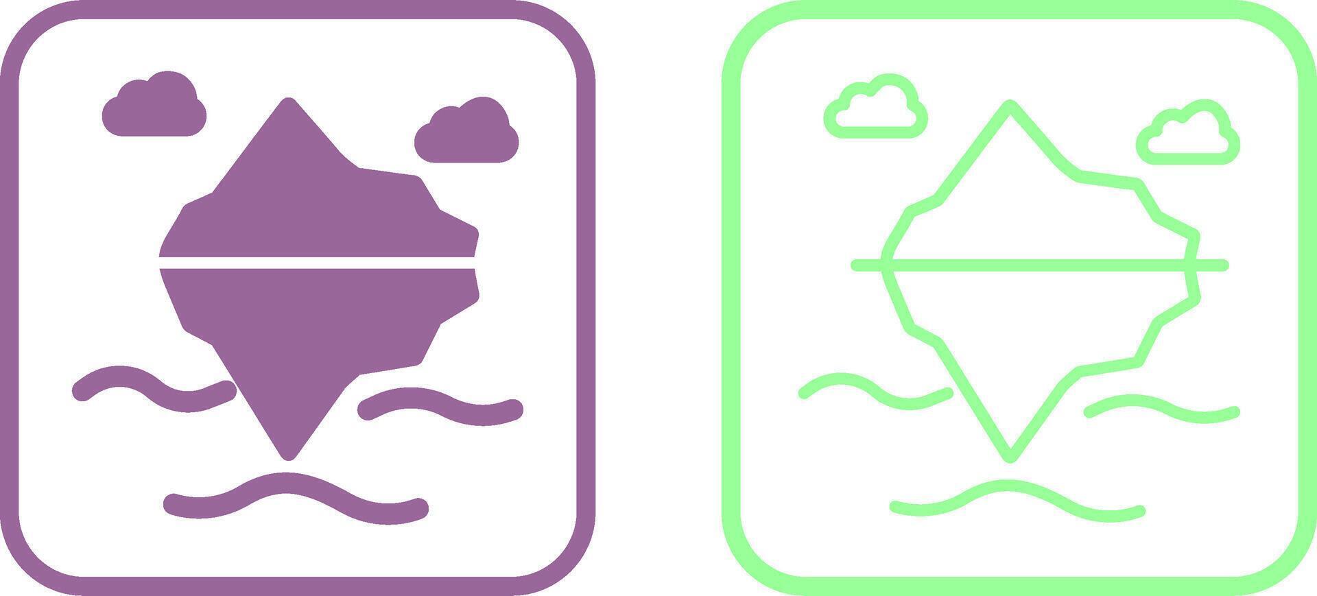Iceberg Vector Icon