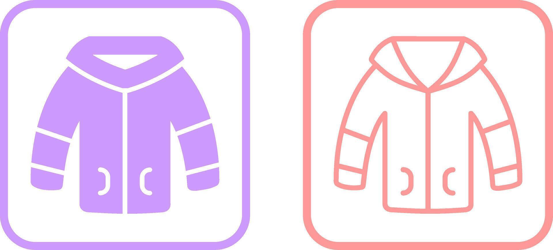 Winter Jacket Vector Icon