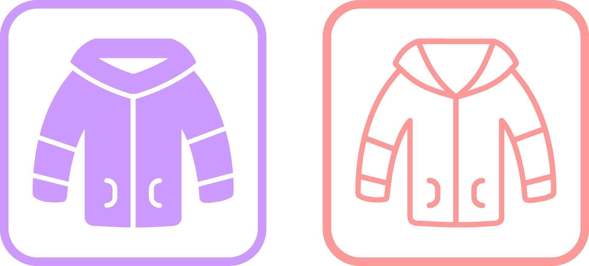 Winter Jacket Vector Icon