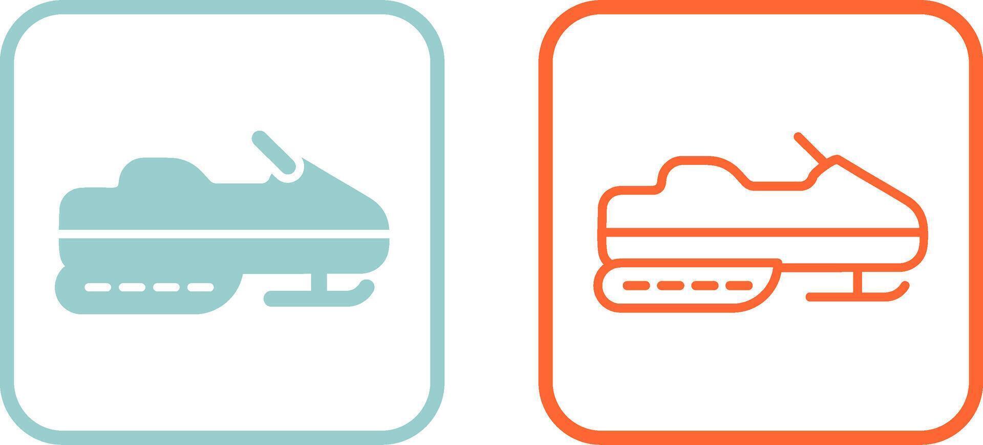 Snowmobile Vector Icon