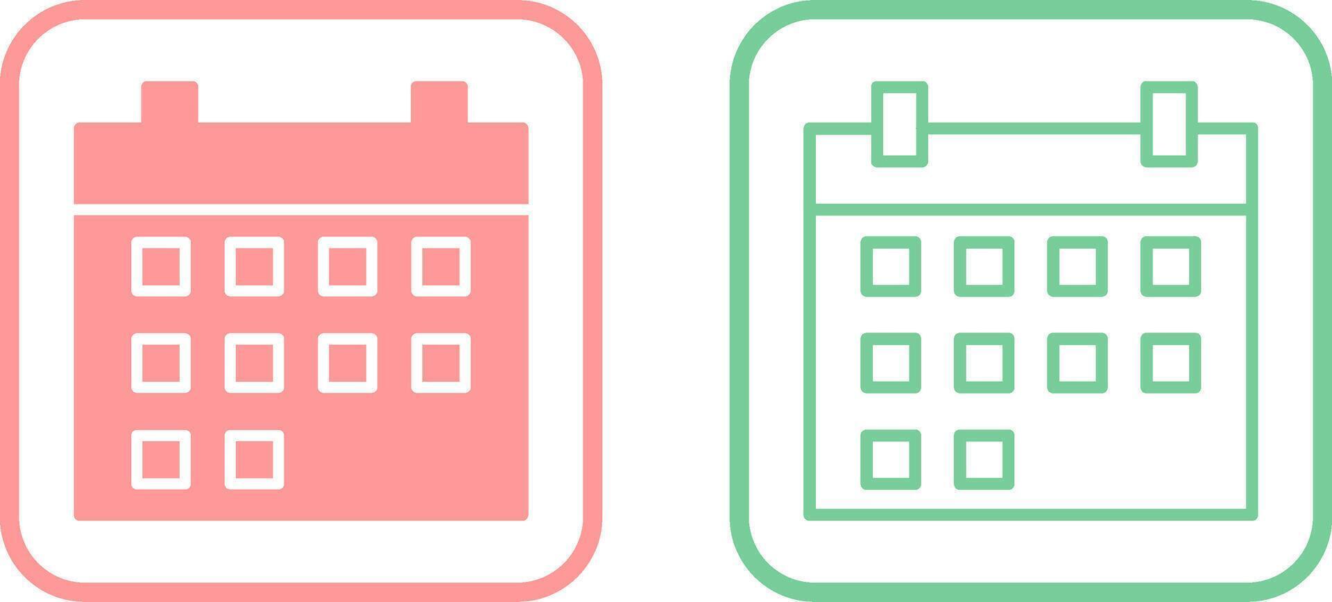 Calendar Vector Icon