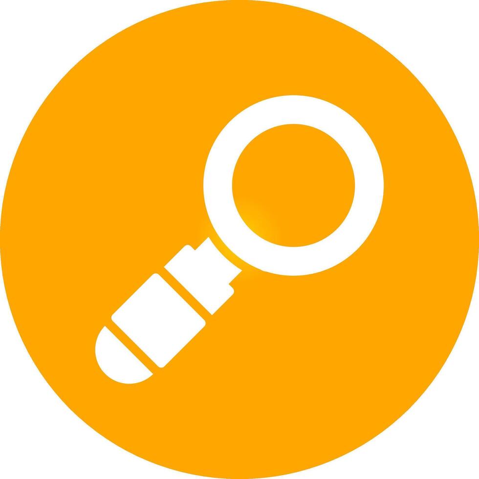 Magnifying Glass Creative Icon Design vector