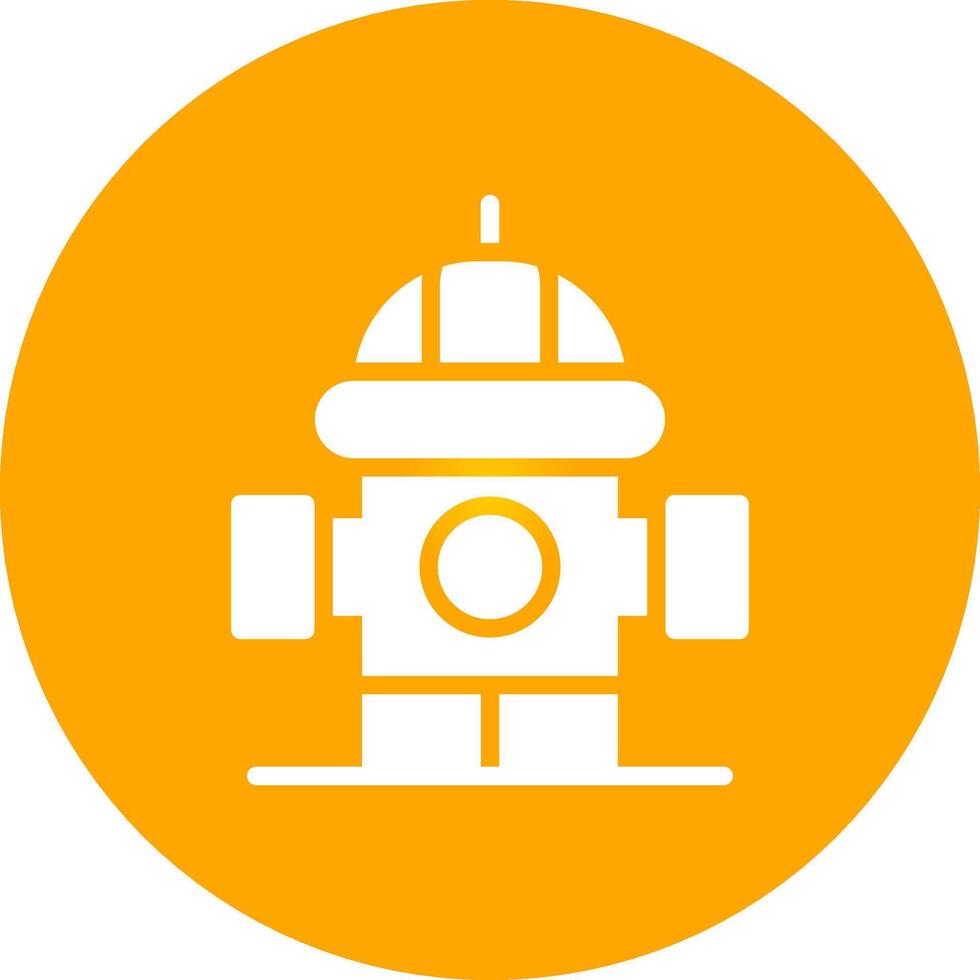 Fire Hydrant Creative Icon Design vector