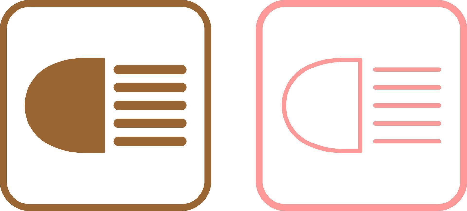 Headlight Vector Icon