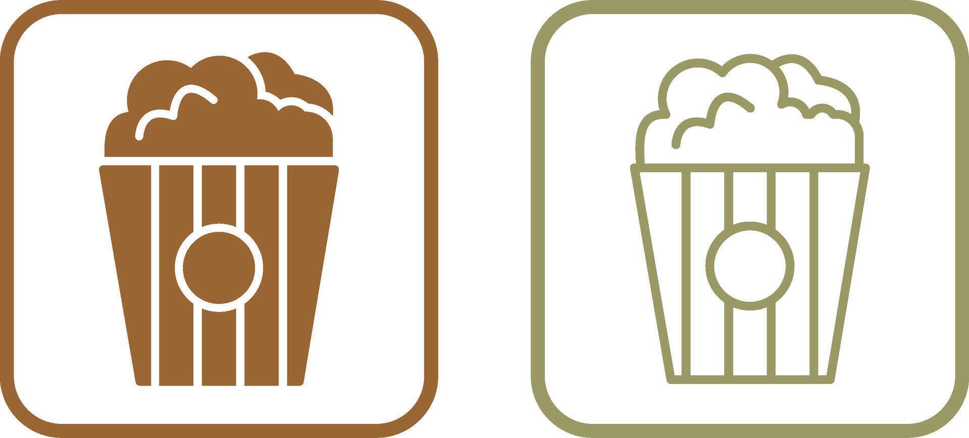 Popcorn Vector Icon