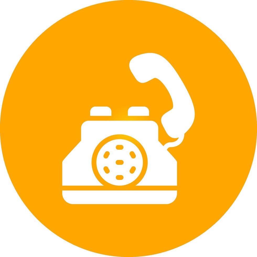 Telephone Creative Icon Design vector