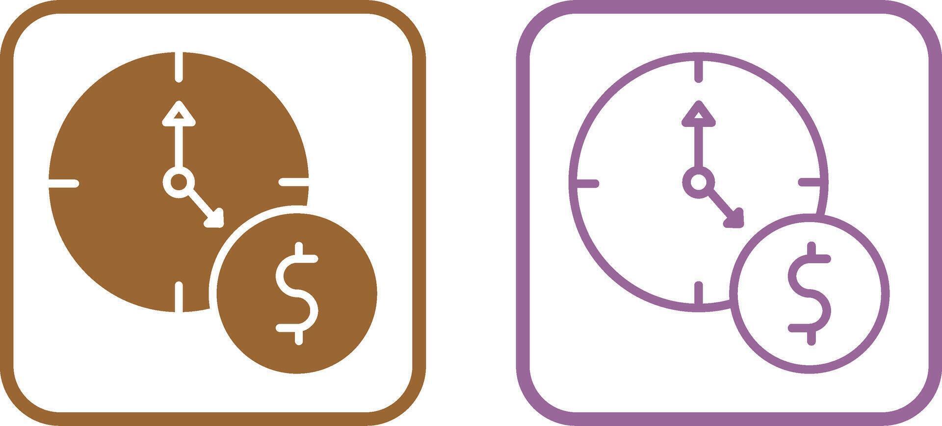 Time is Money Vector Icon