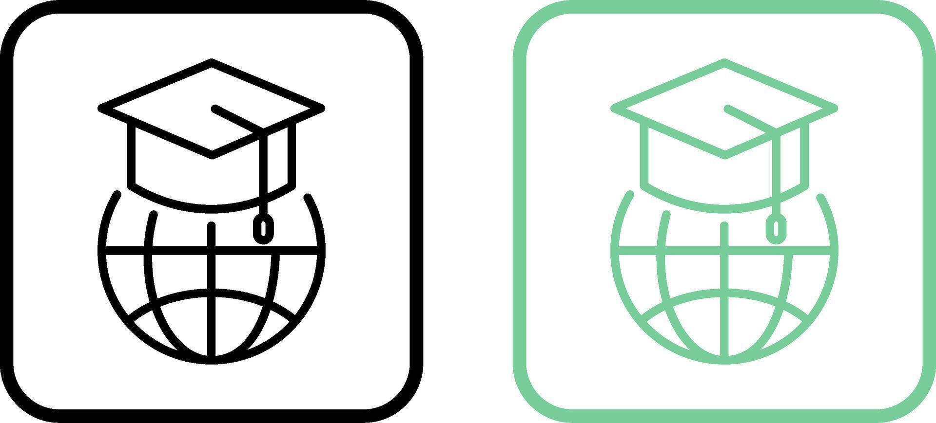 Global Education Vector Icon