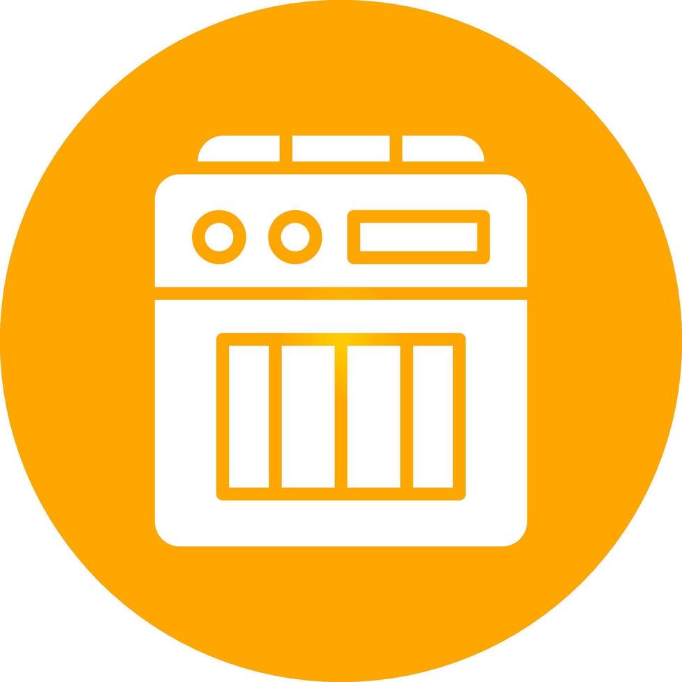 Amplifier Box Creative Icon Design vector