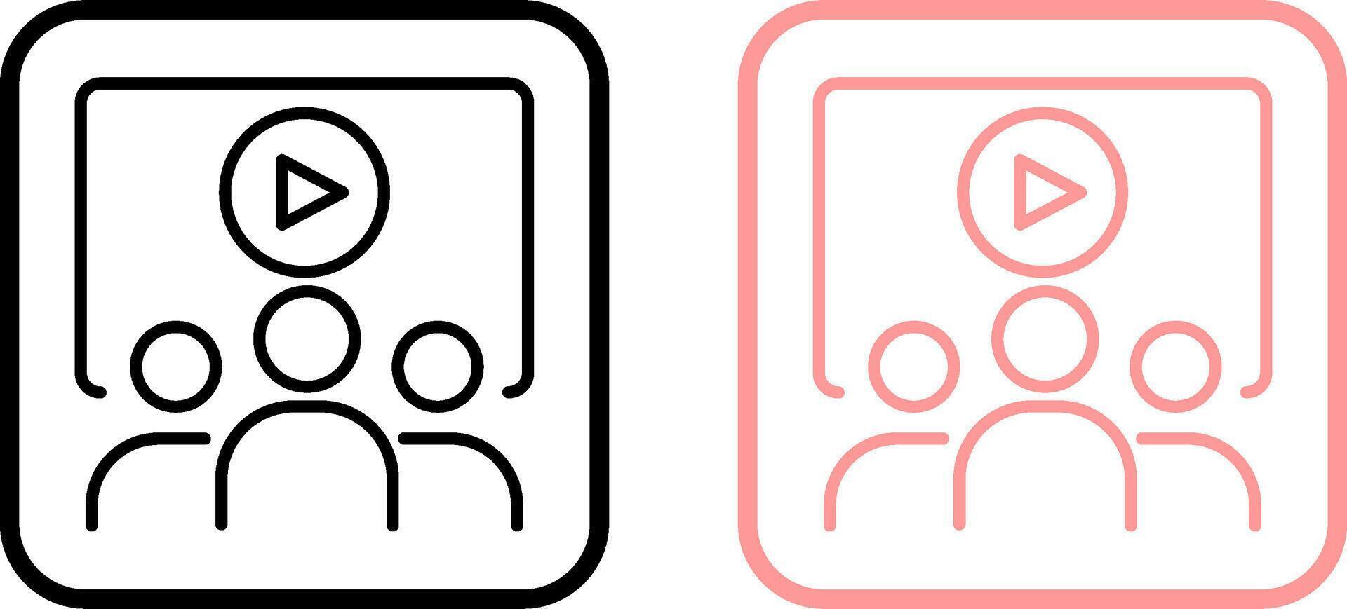 Online Course Vector Icon