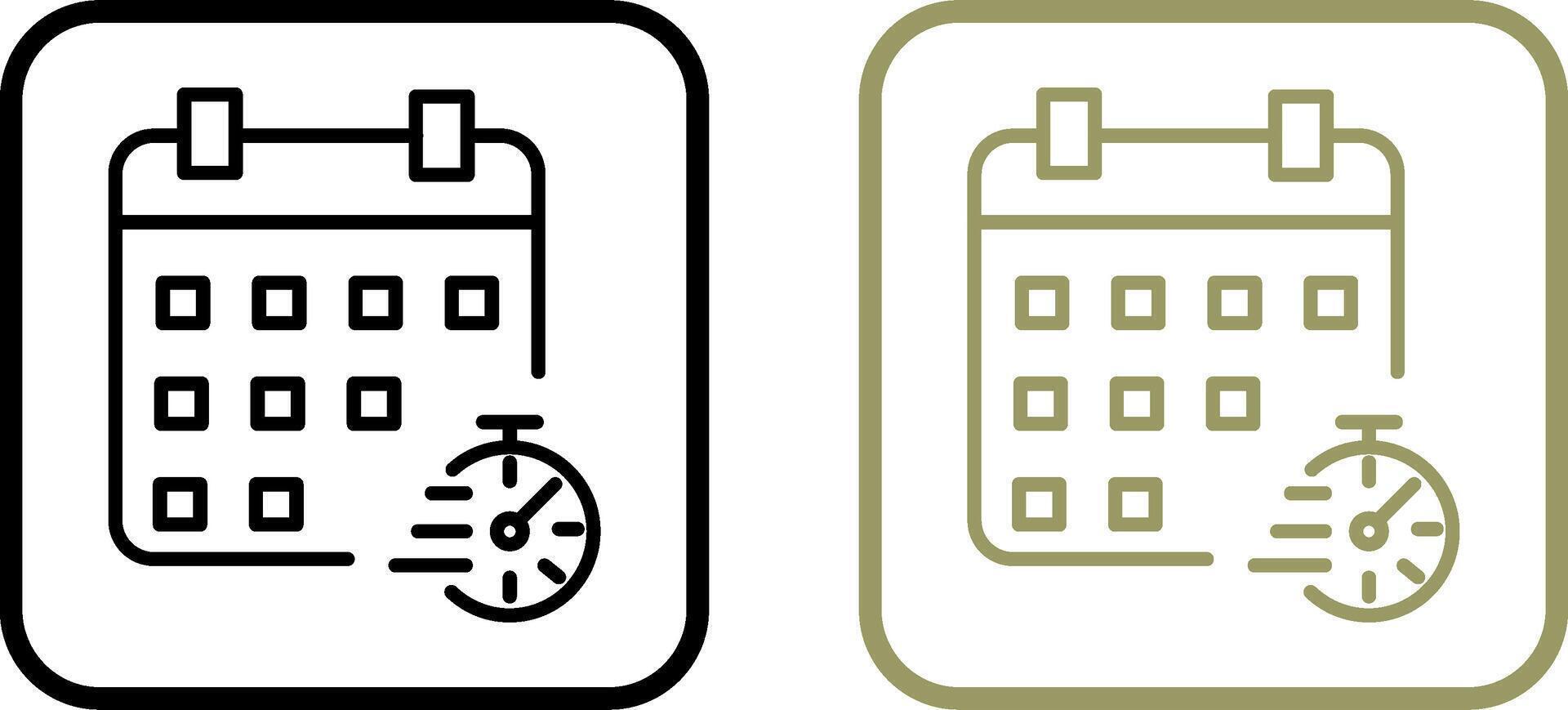 Timetable Vector Icon