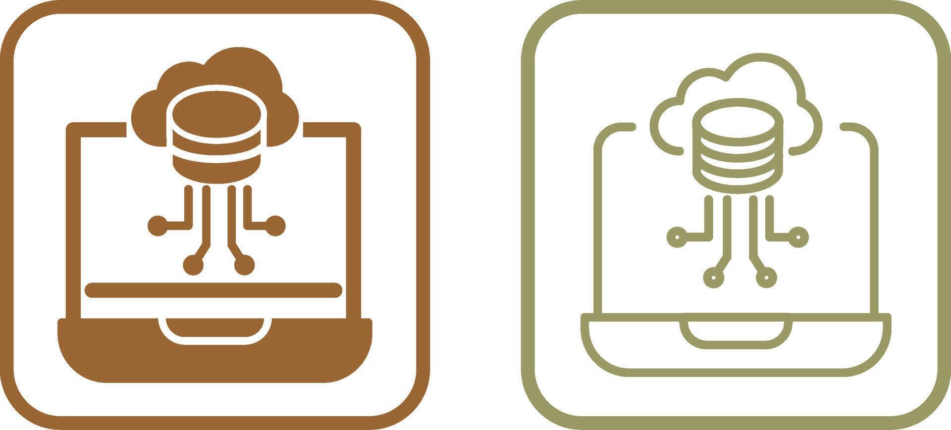Data Storage Vector Icon