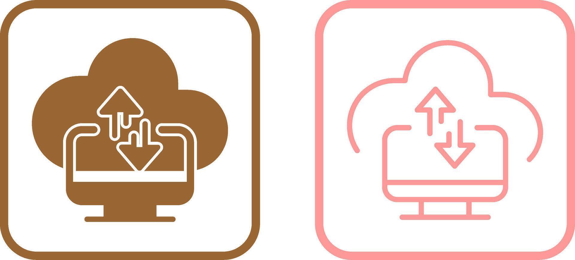 Data Transfer Vector Icon