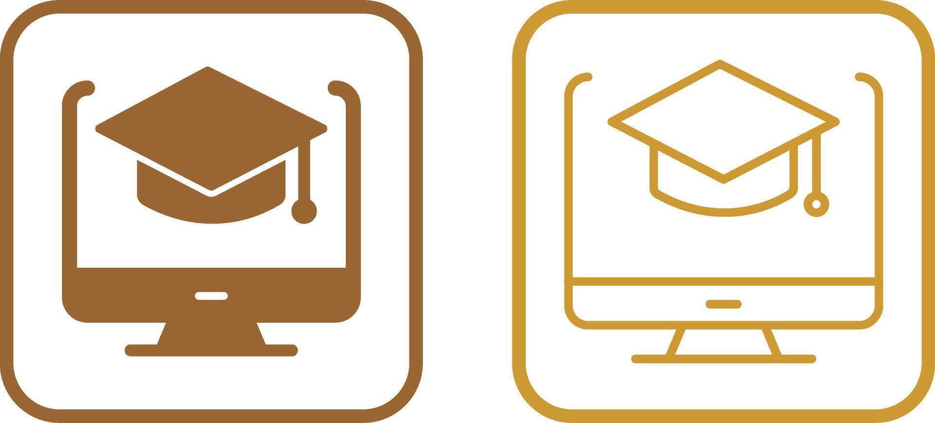 Online Learning Vector Icon