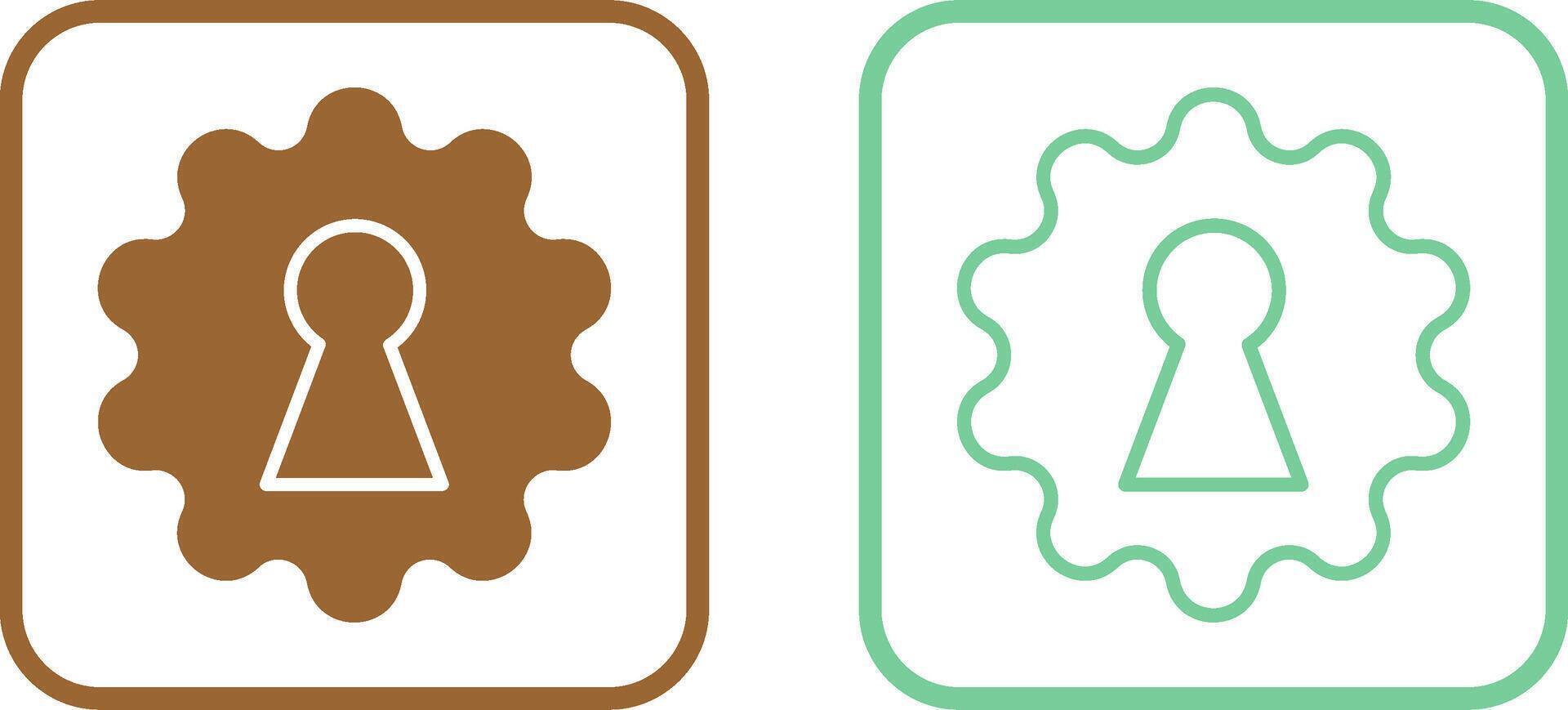 Key Hole Vector Icon