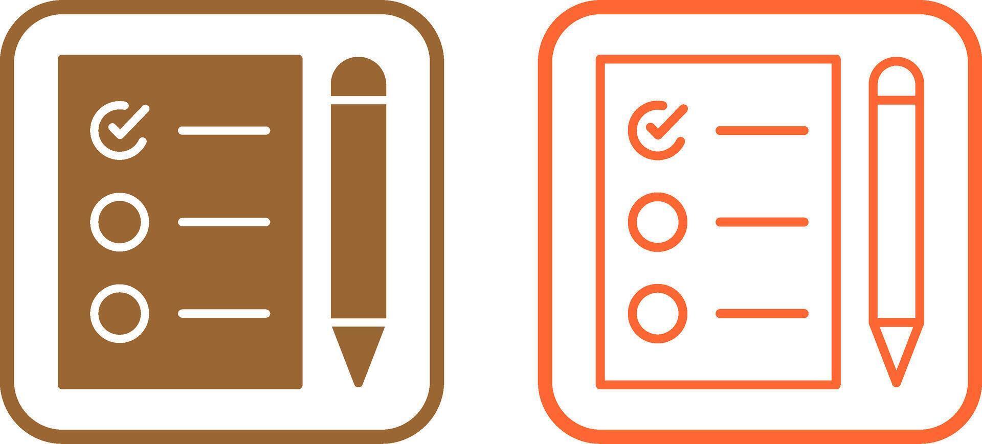 Task List Vector Icon
