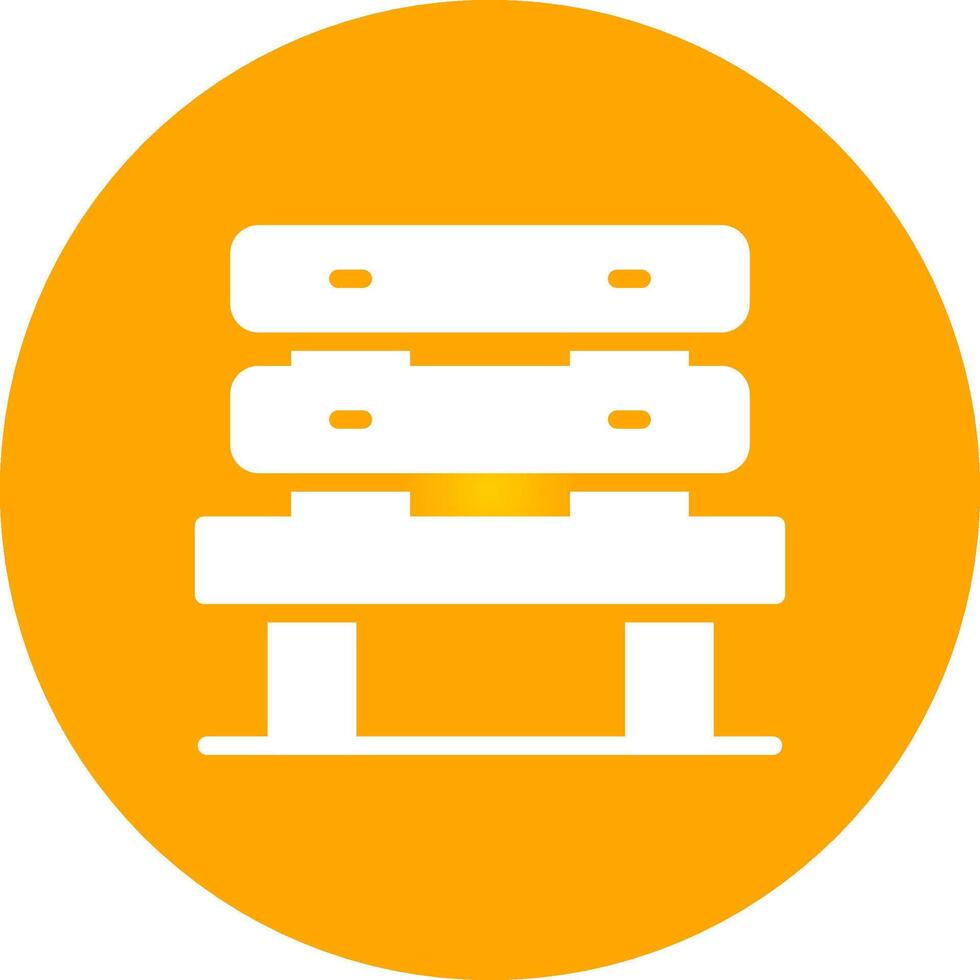 Bench Creative Icon Design vector