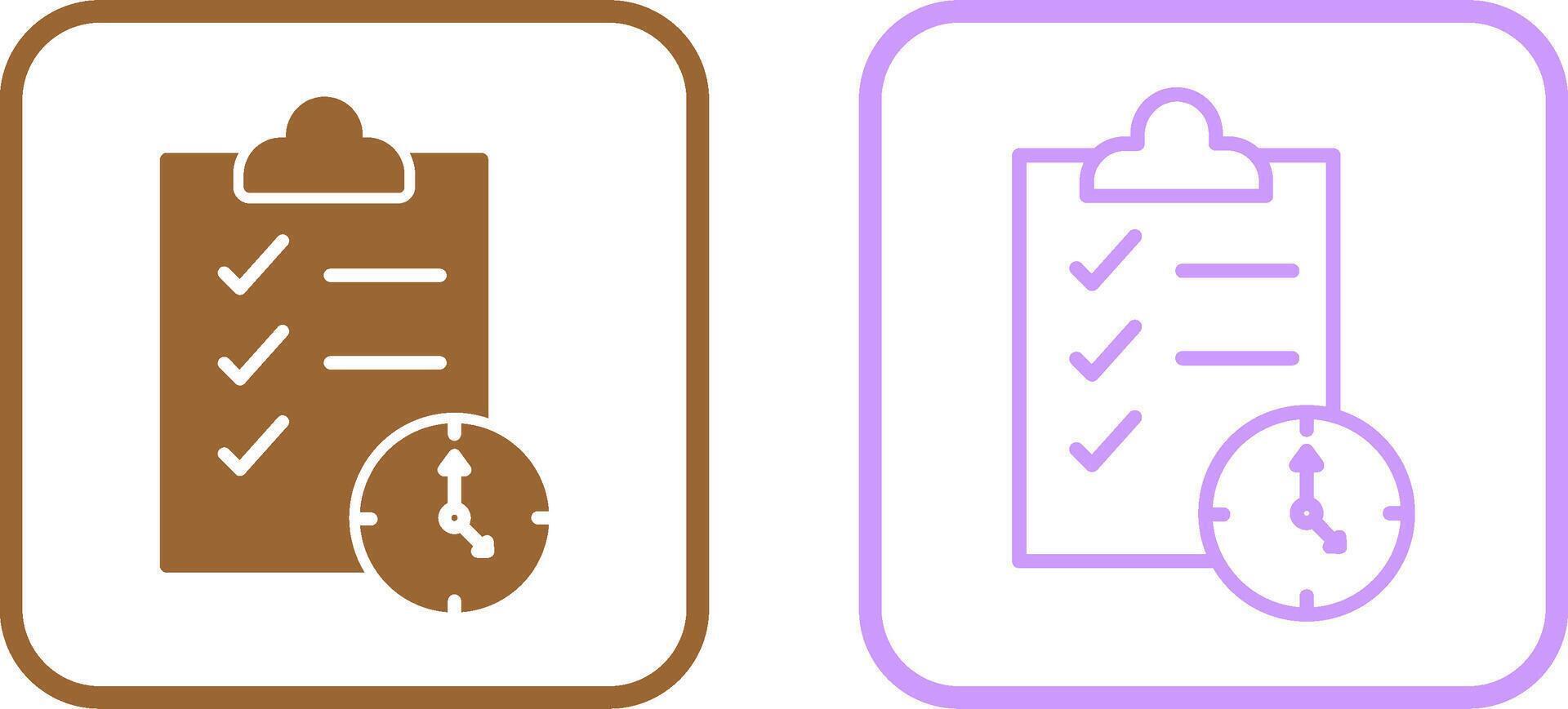 Time Management Vector Icon