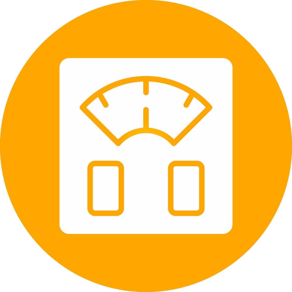 Body Scale Creative Icon Design vector