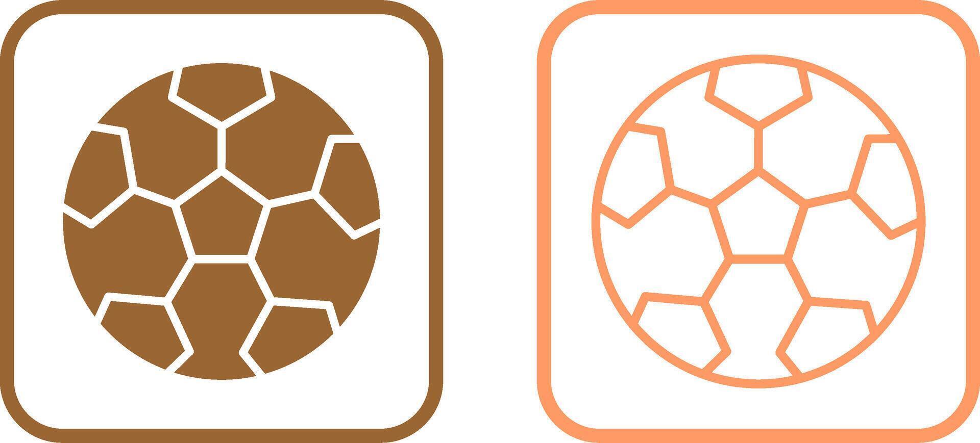 icono de vector de fútbol