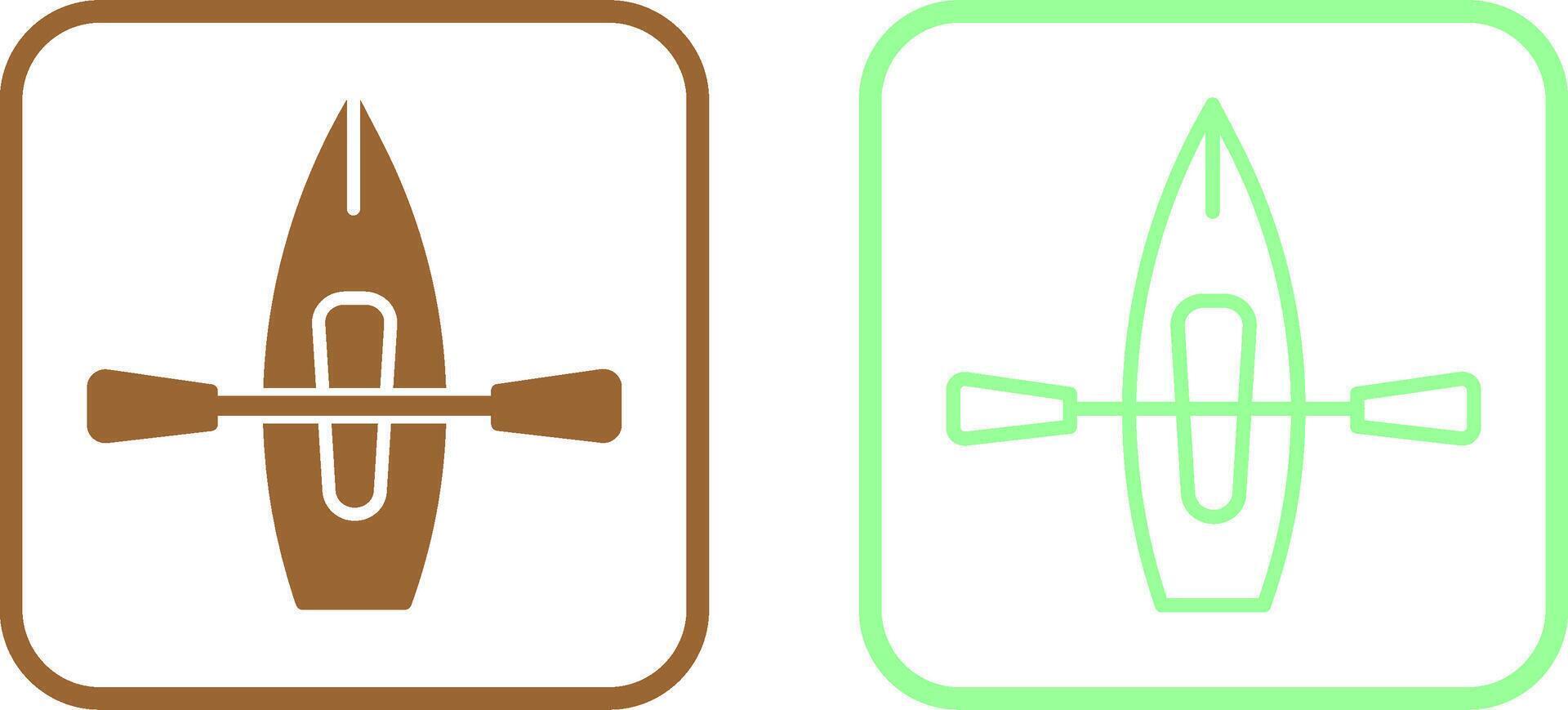 Kayak Vector Icon