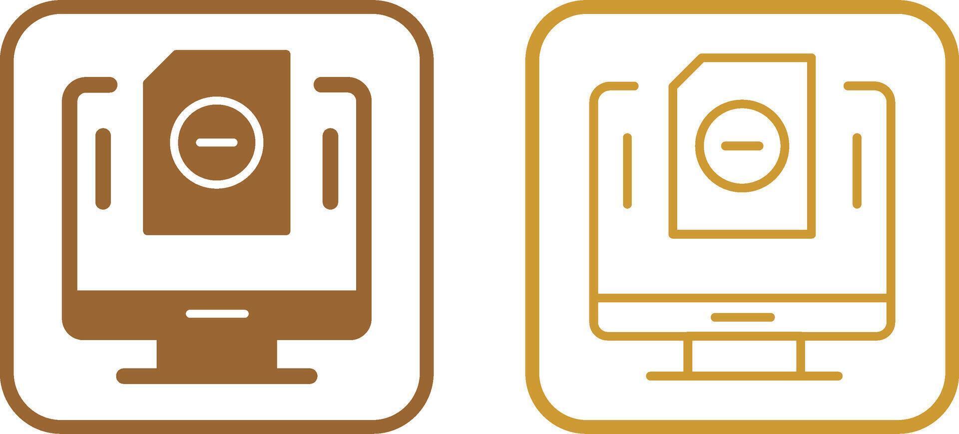 Minus Vector Icon