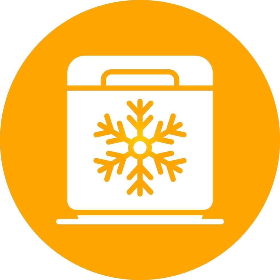 Freezer Creative Icon Design vector