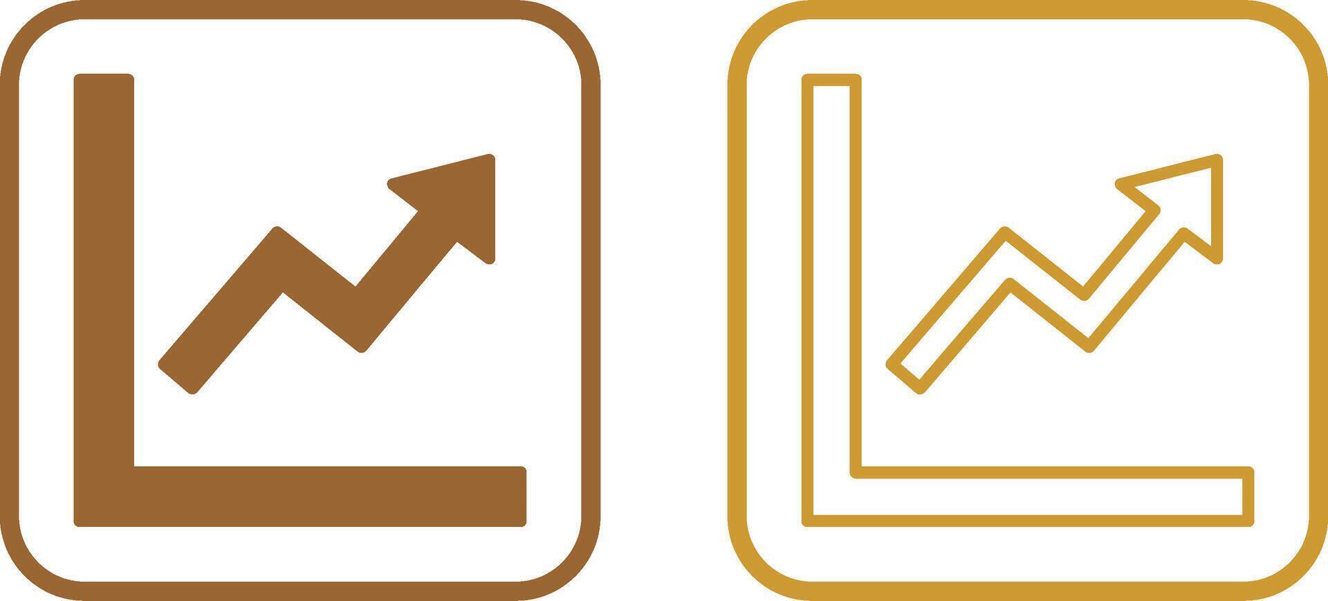 Graph Up Vector Icon