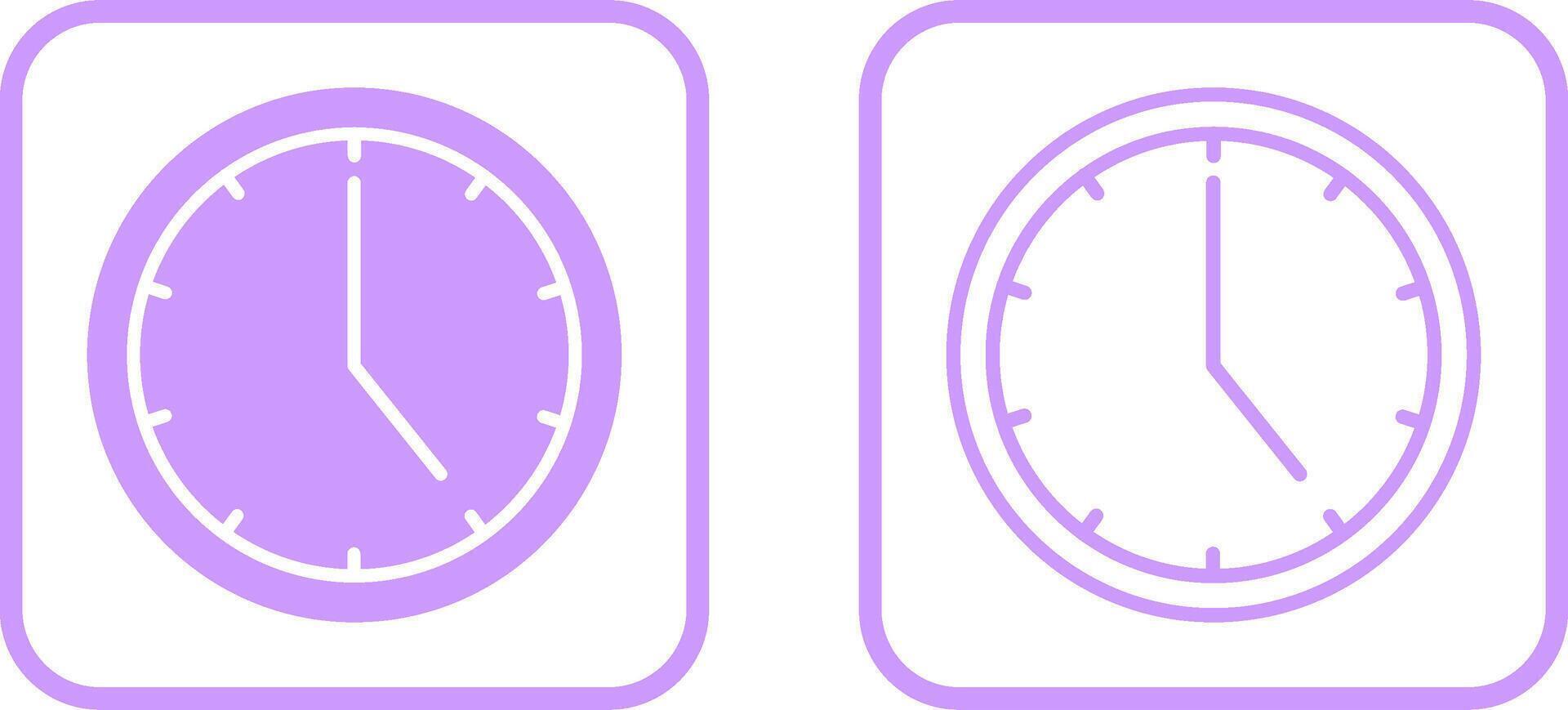 Clock Vector Icon