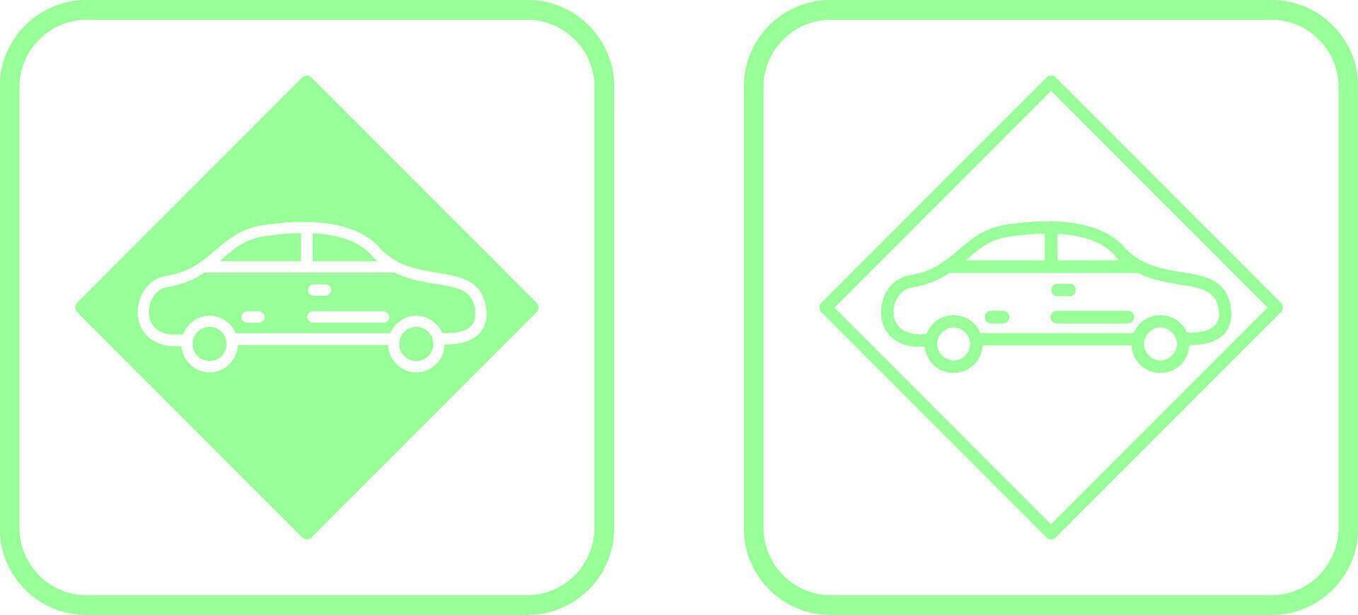 icono de vector de vehículo peligroso