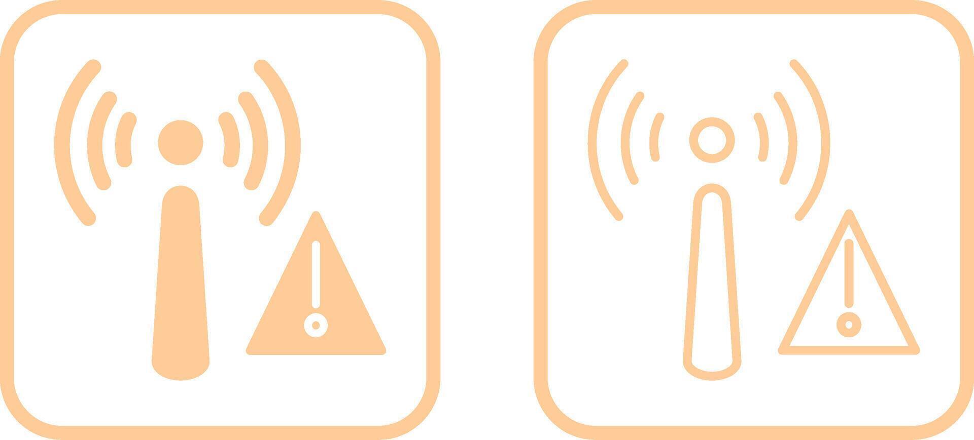 Non Ionizing Radiation Vector Icon