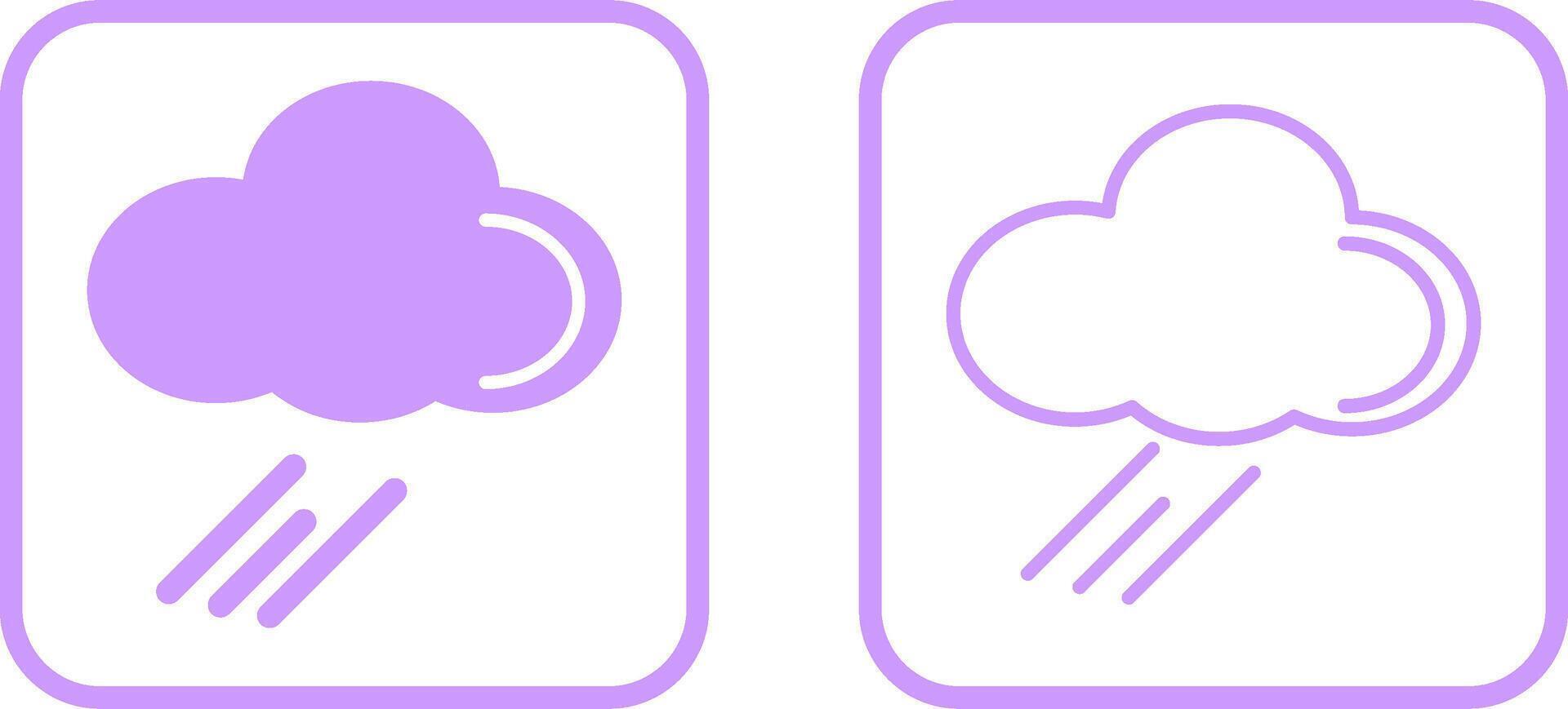 Rain Vector Icon