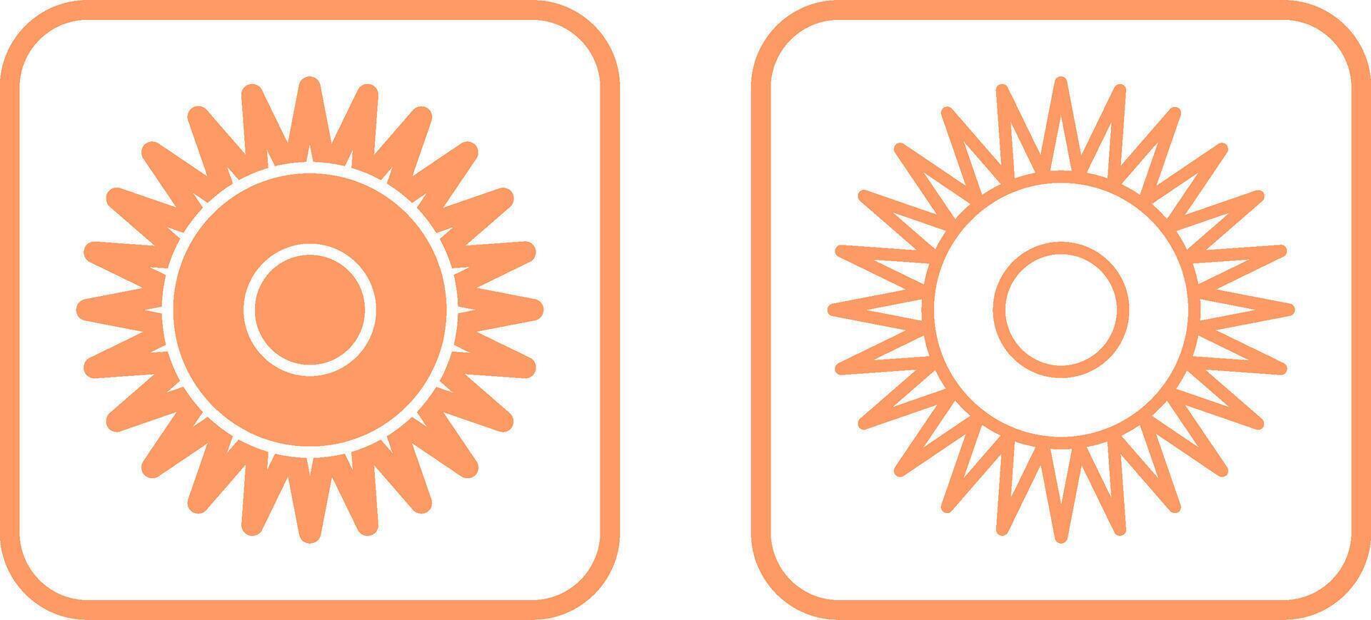 Optical Radiation Vector Icon