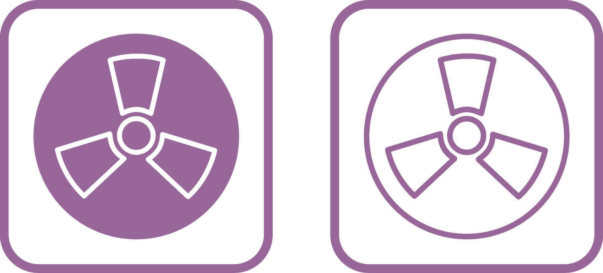 Radiation Vector Icon