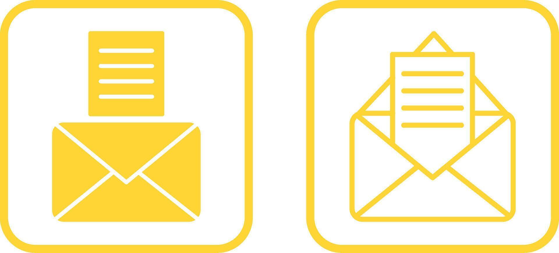 Email Documents Vector Icon