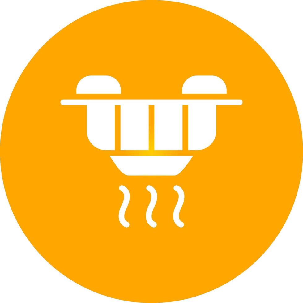 diseño de icono creativo de detector de humo vector