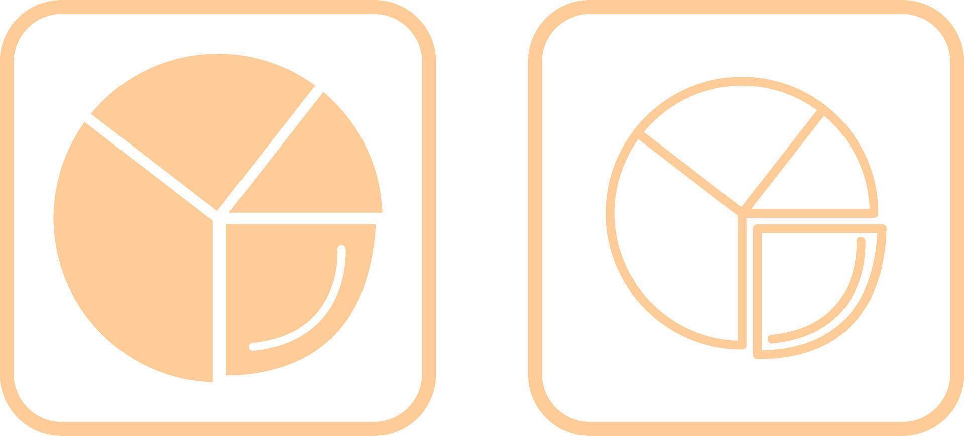 Pie Chart Analysis Vector Icon