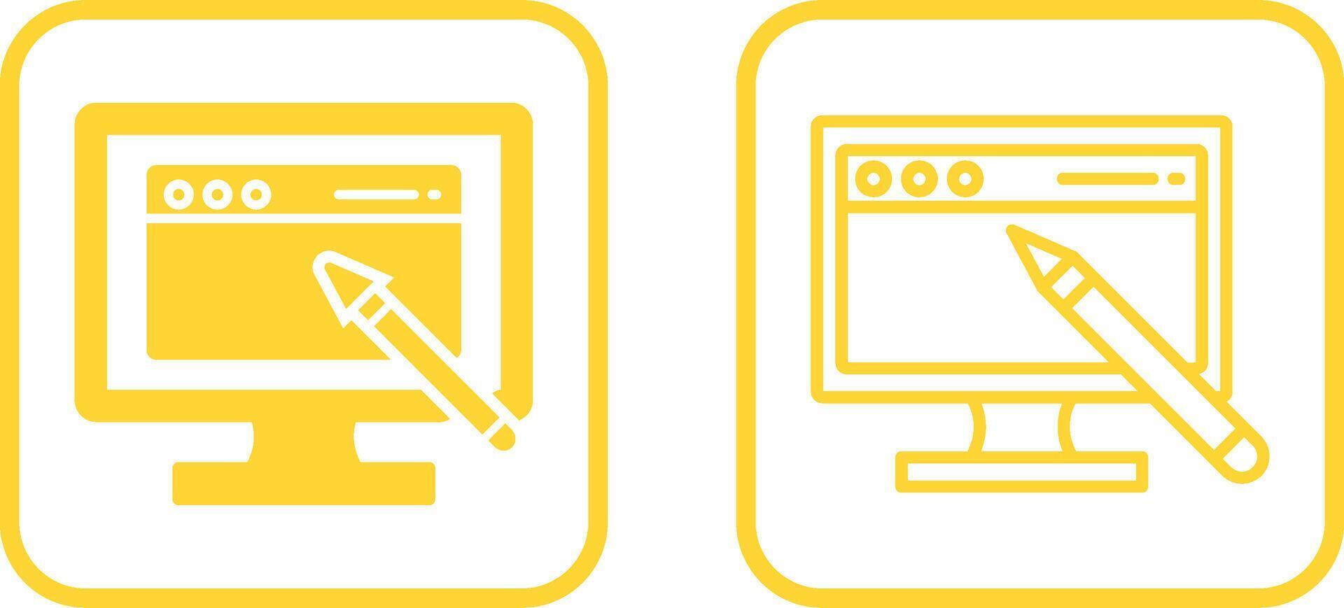 Edit Webpage Vector Icon