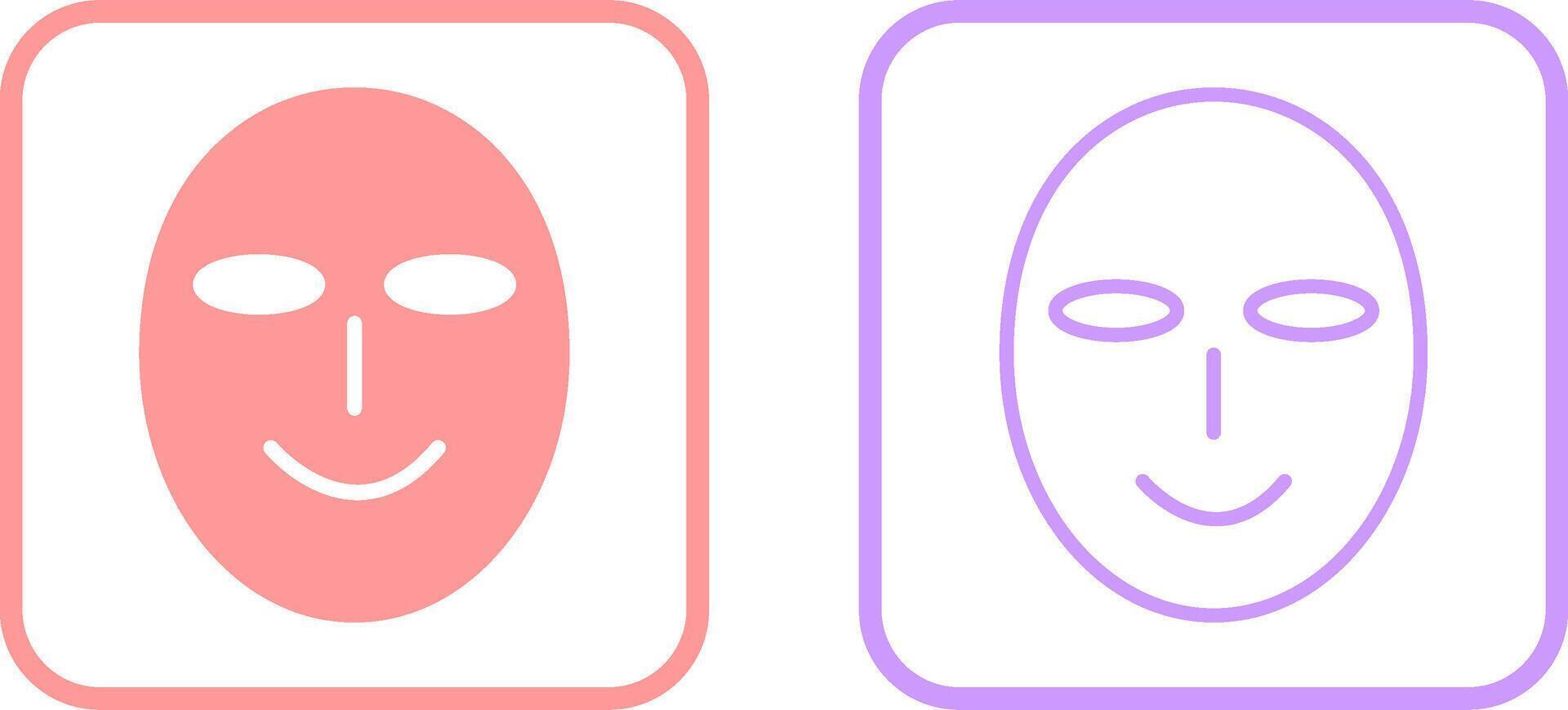 Ancient Face Mask Vector Icon