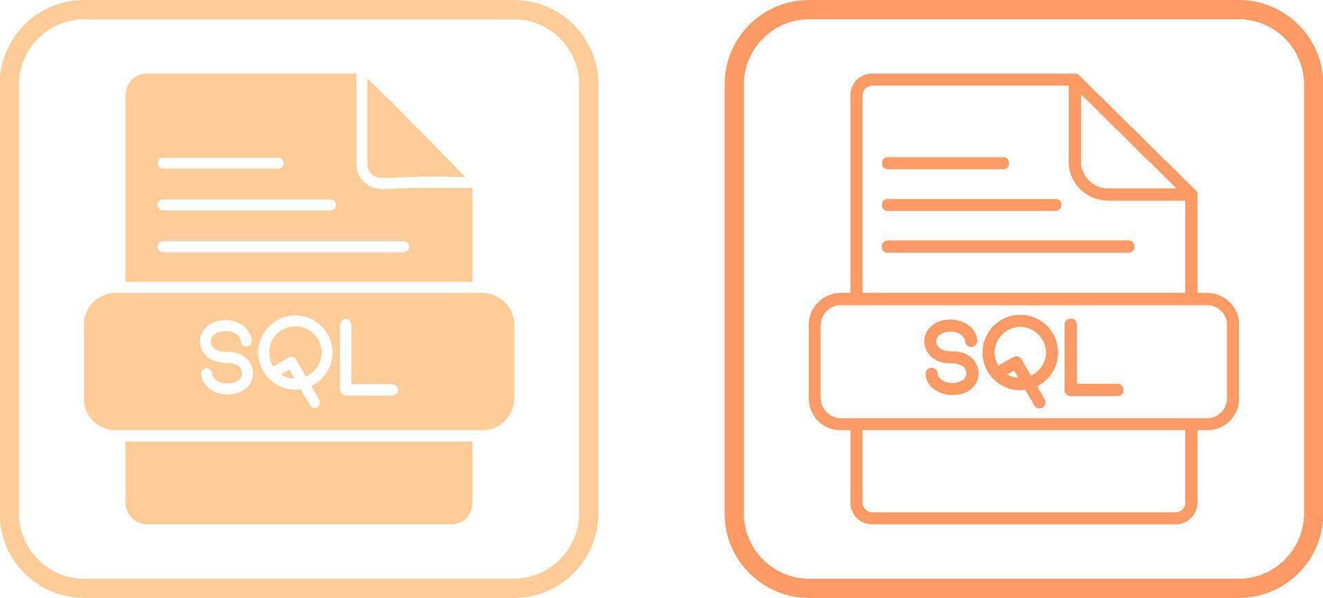 SQL Vector Icon