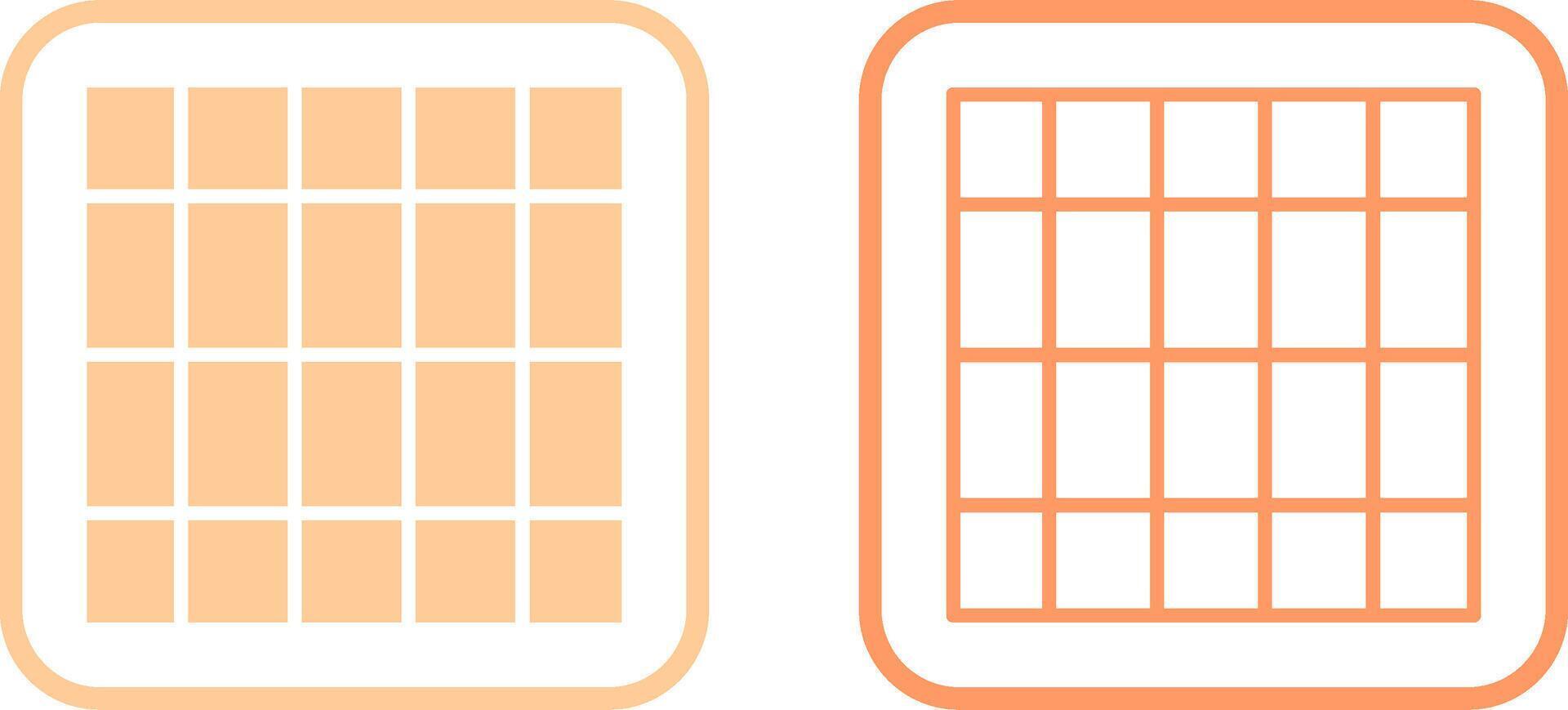 Table of Rates Vector Icon