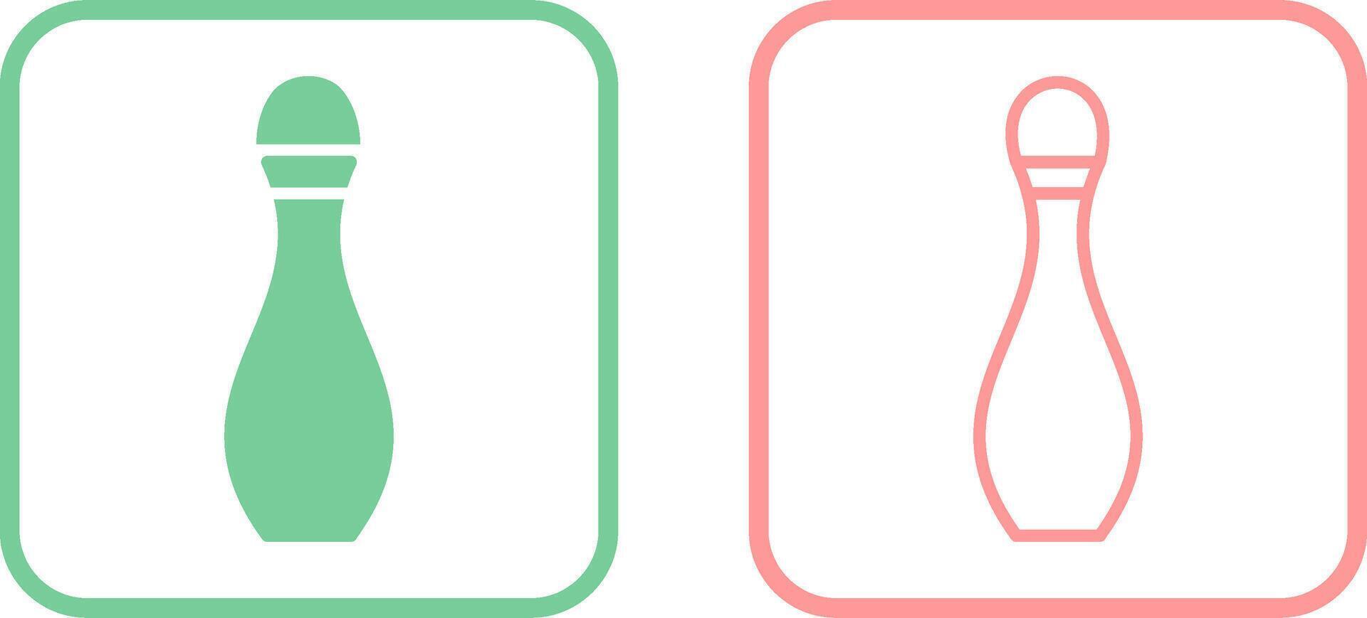 Bowling Pin Vector Icon