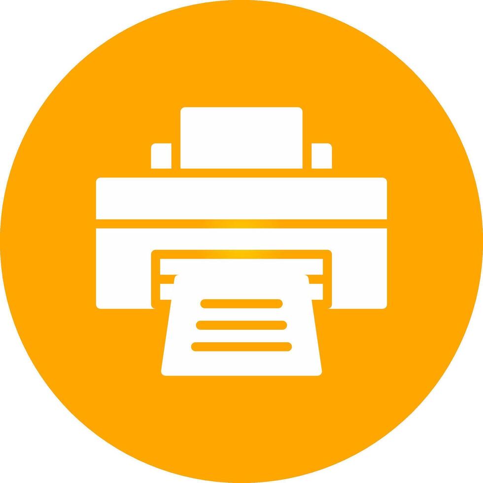 Printer Creative Icon Design vector