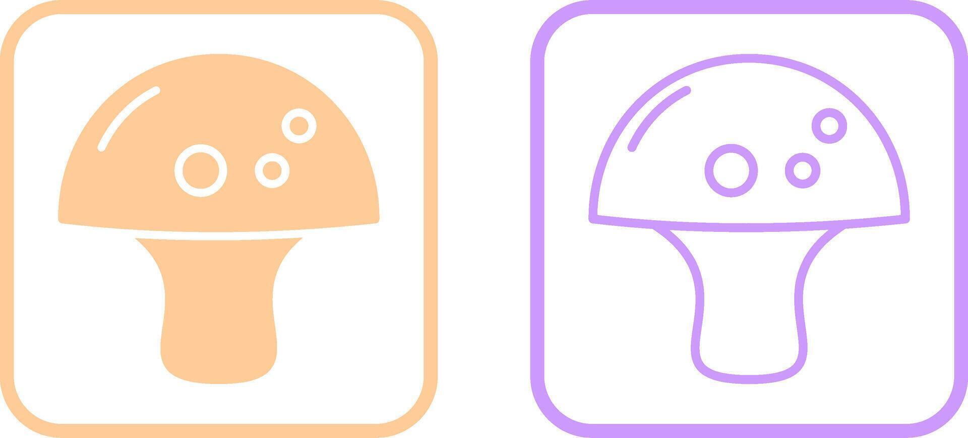 Mushrooms Vector Icon