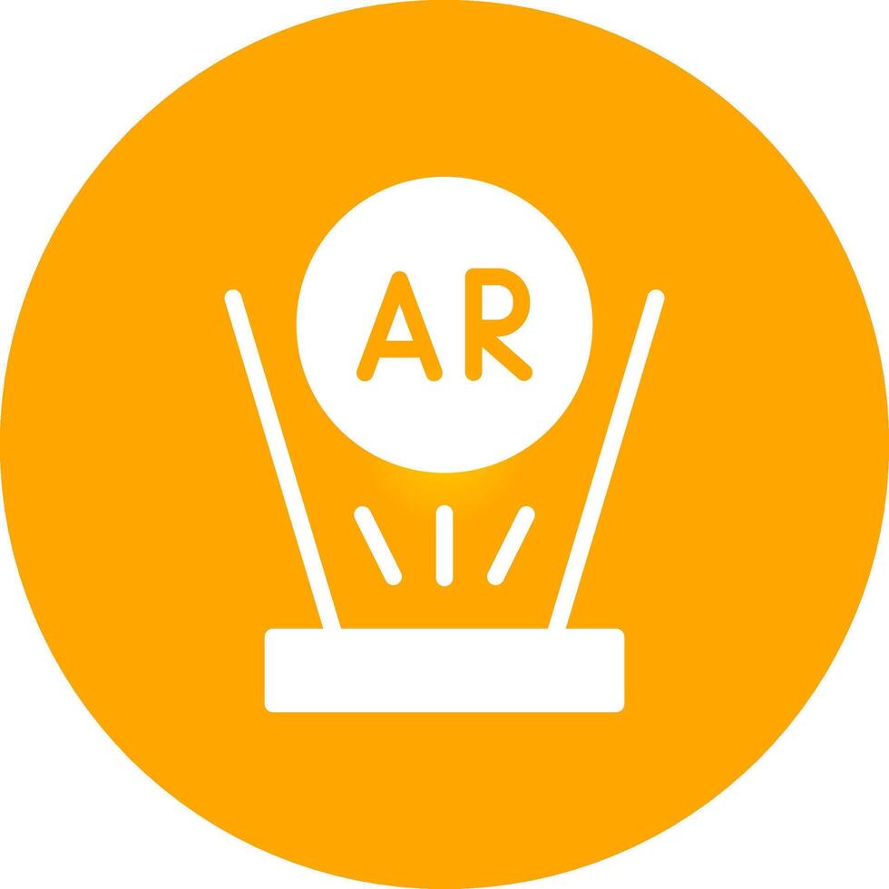 Augmented Reality Creative Icon Design vector