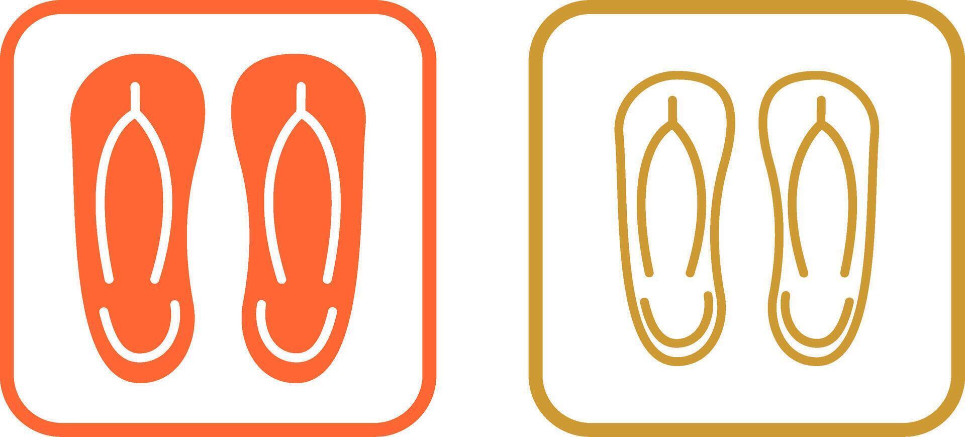 Slippers Vector Icon