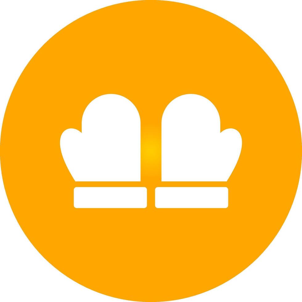 Kitchen Glove Creative Icon Design vector