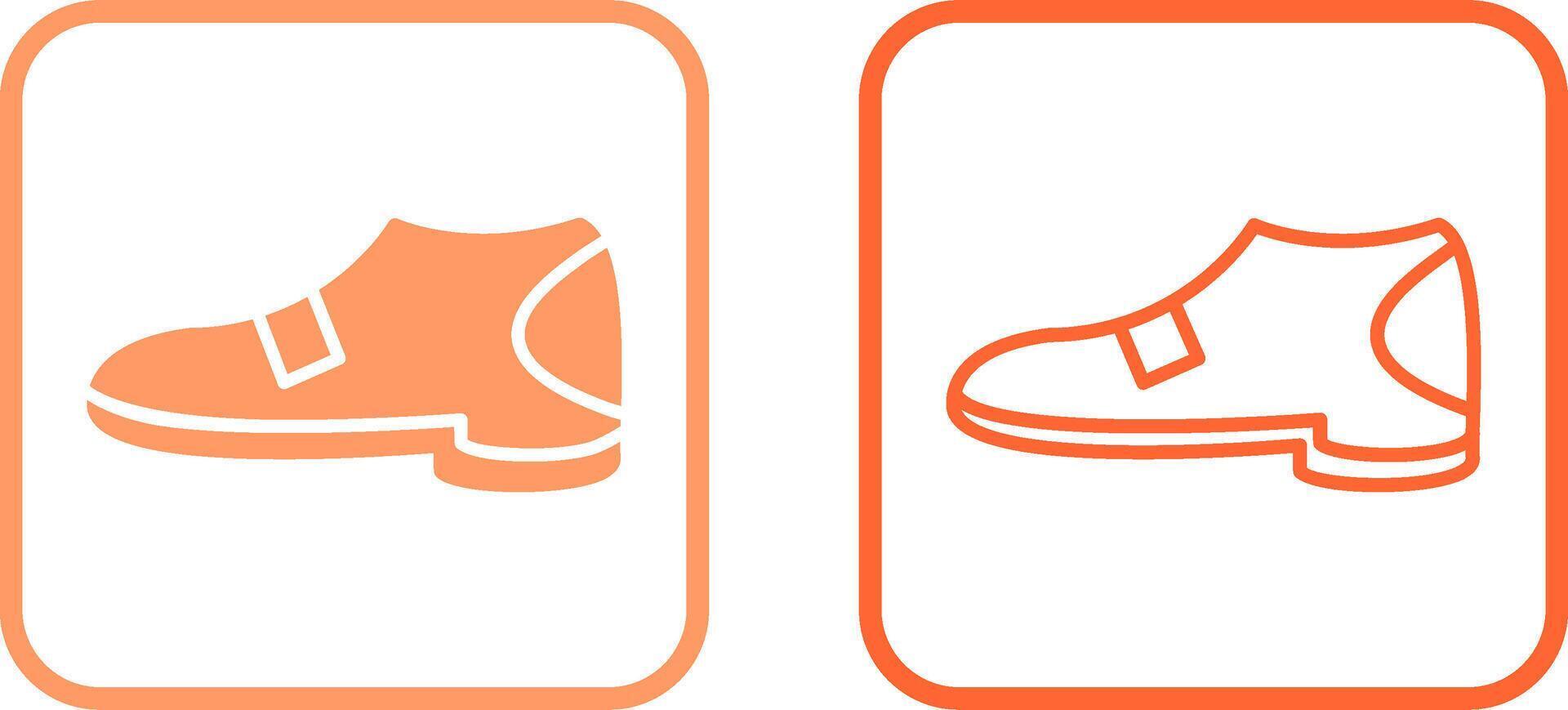 de los hombres mocasines vector icono