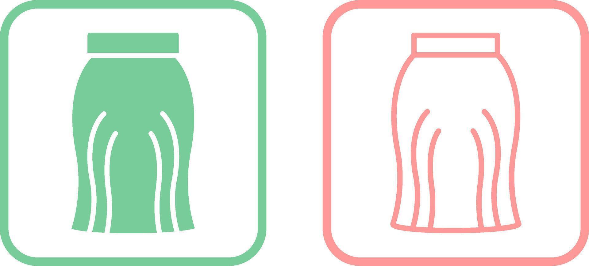 Skirt Vector Icon